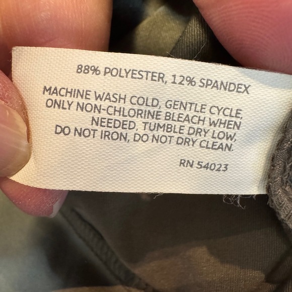 Old Navy Women's Jacket Large Green Pink Zip Drawstring Waist Active Performance - Picture 5 of 9